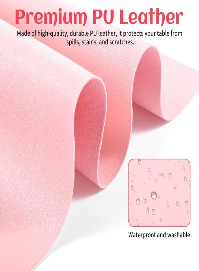 Xyembu 23.6 x 11.8in Foldable Nail Art Table Mat, Soft Microfiber PU Leather Nail Desk Mat, Double-Sided Waterproof Non-Slip Protective Pad for Nail Tech Salon, Professional Home Use - Image 3